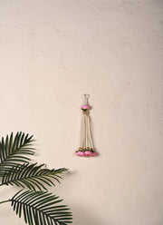 Madhoor Pearl Foot Latkan Rose Baby Pink Set of 2