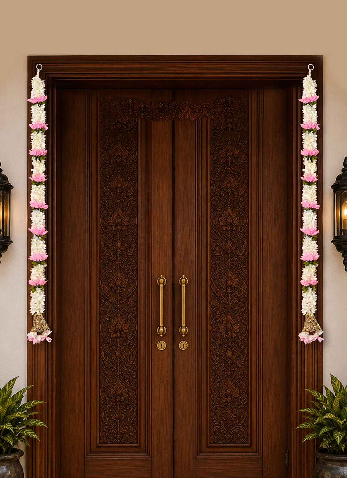 Madhoor Jasmine Latkan Pink 1 Pair