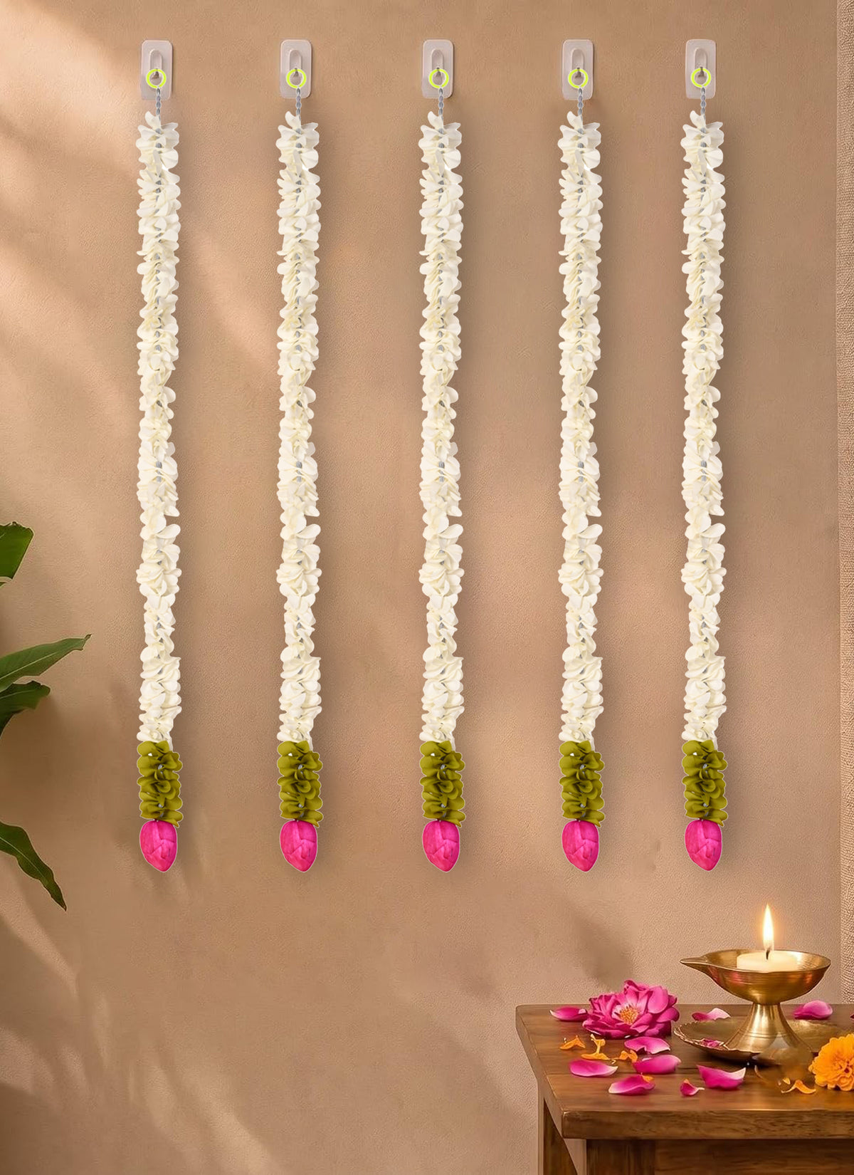 Madhoor Lotus Bud Latkan Cream 3 Feet Set of 5