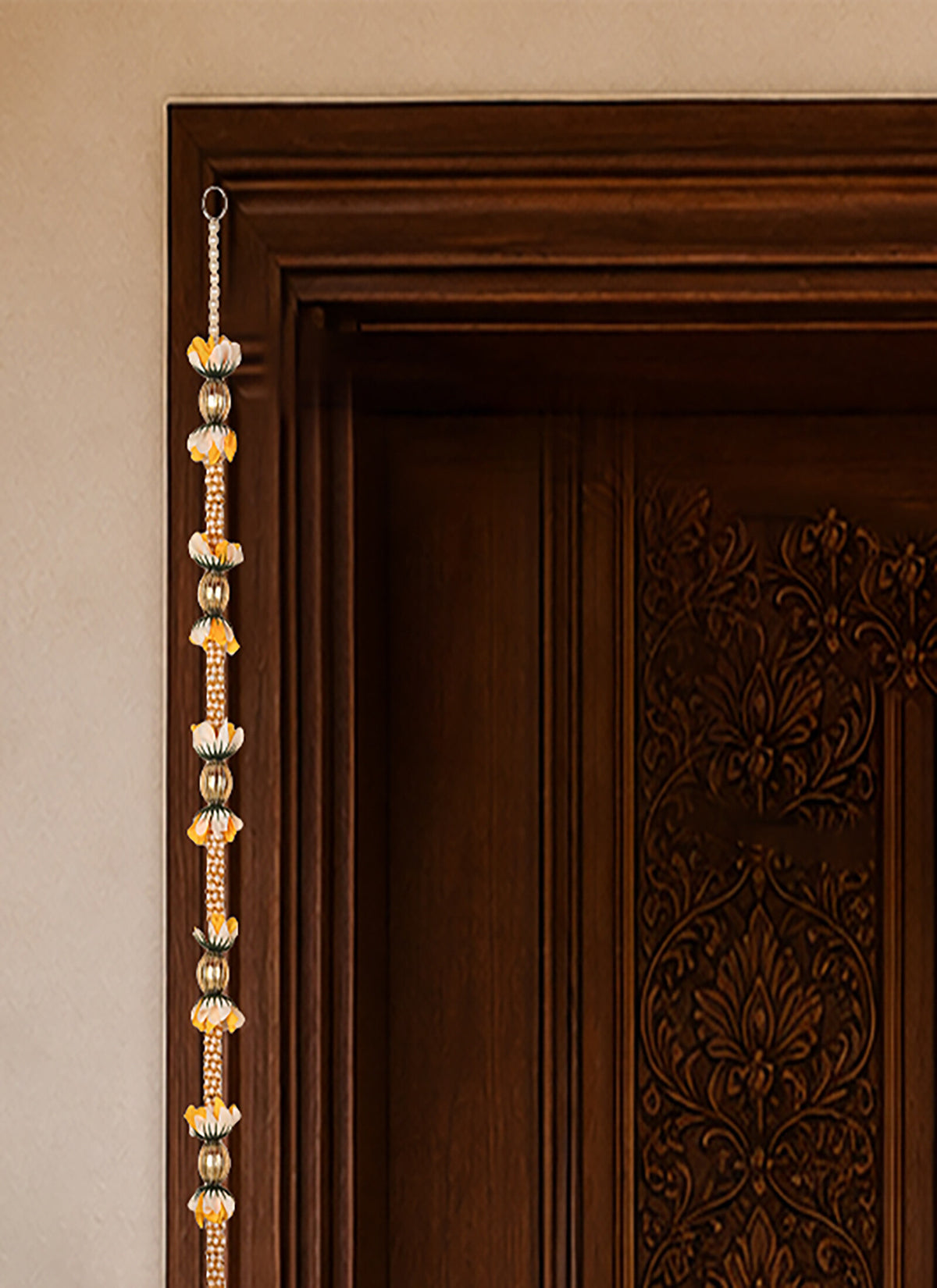 Madhoor Jhumka Tassel Latkan Yellow 3 Feet Set of 2
