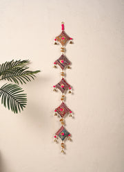 Madhoor Beads Bells Latkan Rani Pink 4 Feet 1 Piece