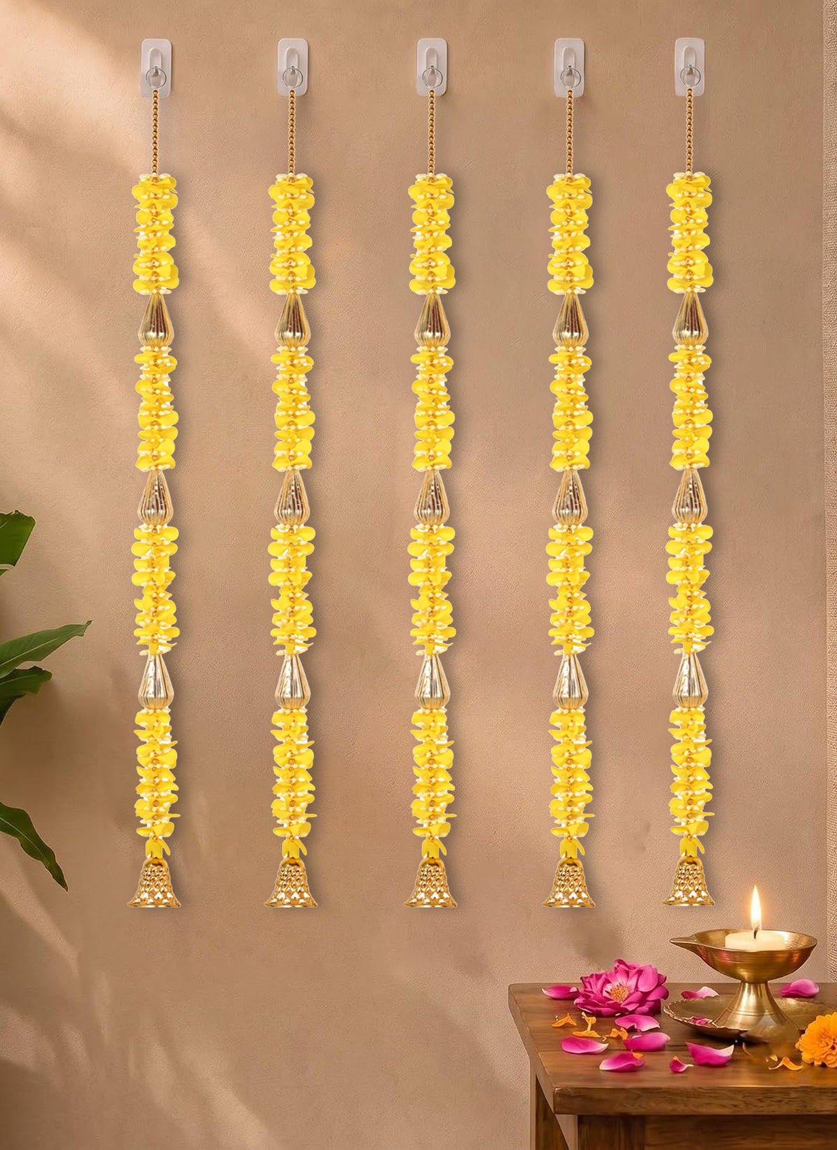 Madhoor Modak Petal Latkan Yellow Set of 5