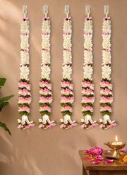 Madhoor Blossom Latkan Baby Pink 2 Feet Set of 5
