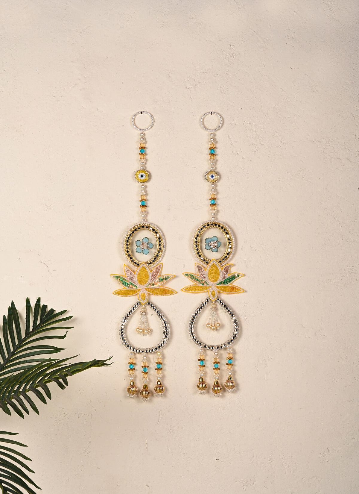 Madhoor Evil Eye Latkan Multicolour 3 Feet Set of 2