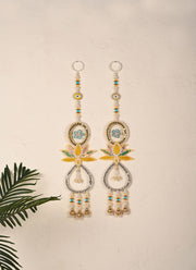 Madhoor Evil Eye Latkan Multicolour 3 Feet Set of 2