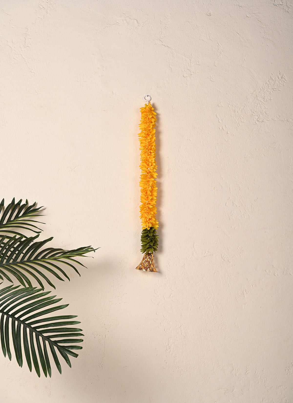 Madhoor Flower Bells Latkan Multicolour Yellow 2 Feet Set of 5