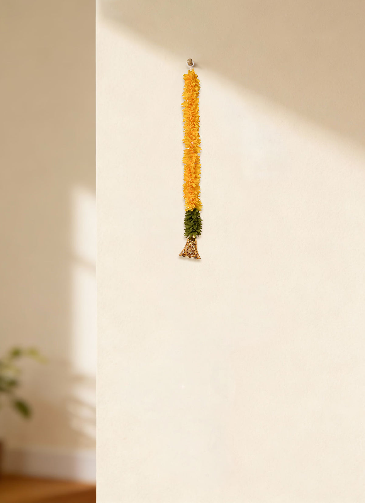 Madhoor Flower Bells Latkan Multicolour Yellow 2 Feet Set of 5