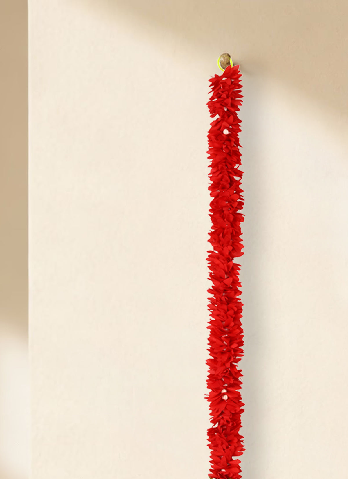 Madhoor Flower Multilayer Beads Latkan Red 3 Feet 1 Piece
