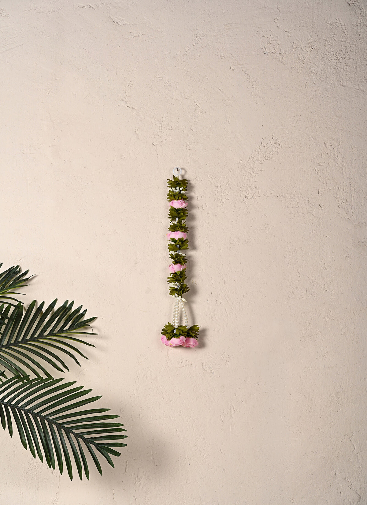 Madhoor Flower Beads Latkan Baby Pink 1.25 Feet 1 Piece