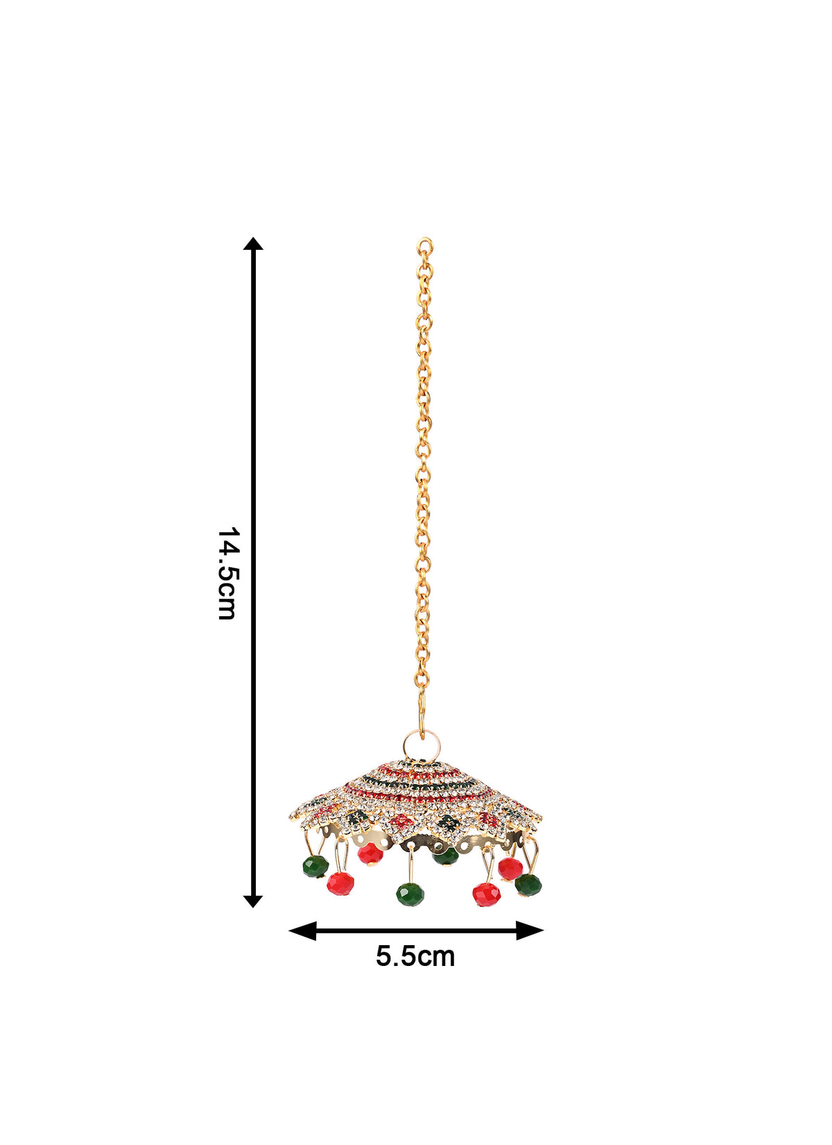Madhoor Deity Idol Umbrella (Chatri) Multicolour 1 Piece