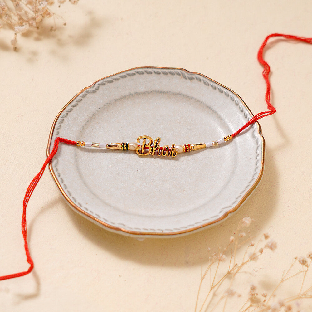 Madhoor Bhai Rakhi Red 1 Piece