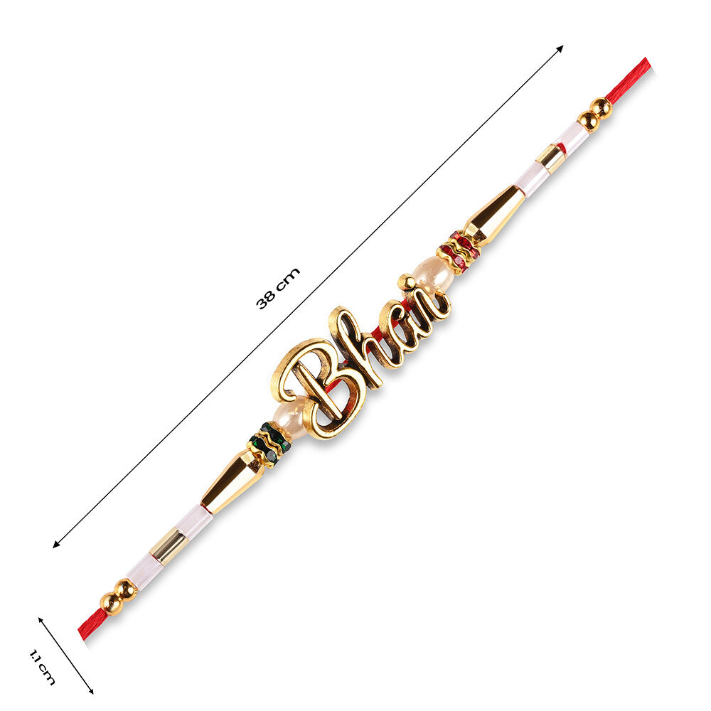 Madhoor Bhai Rakhi Red 1 Piece