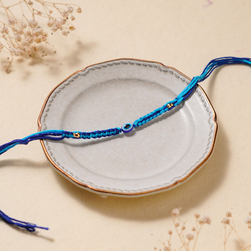 Madhoor Evil Eye Rakhi Dark Blue 1 Piece