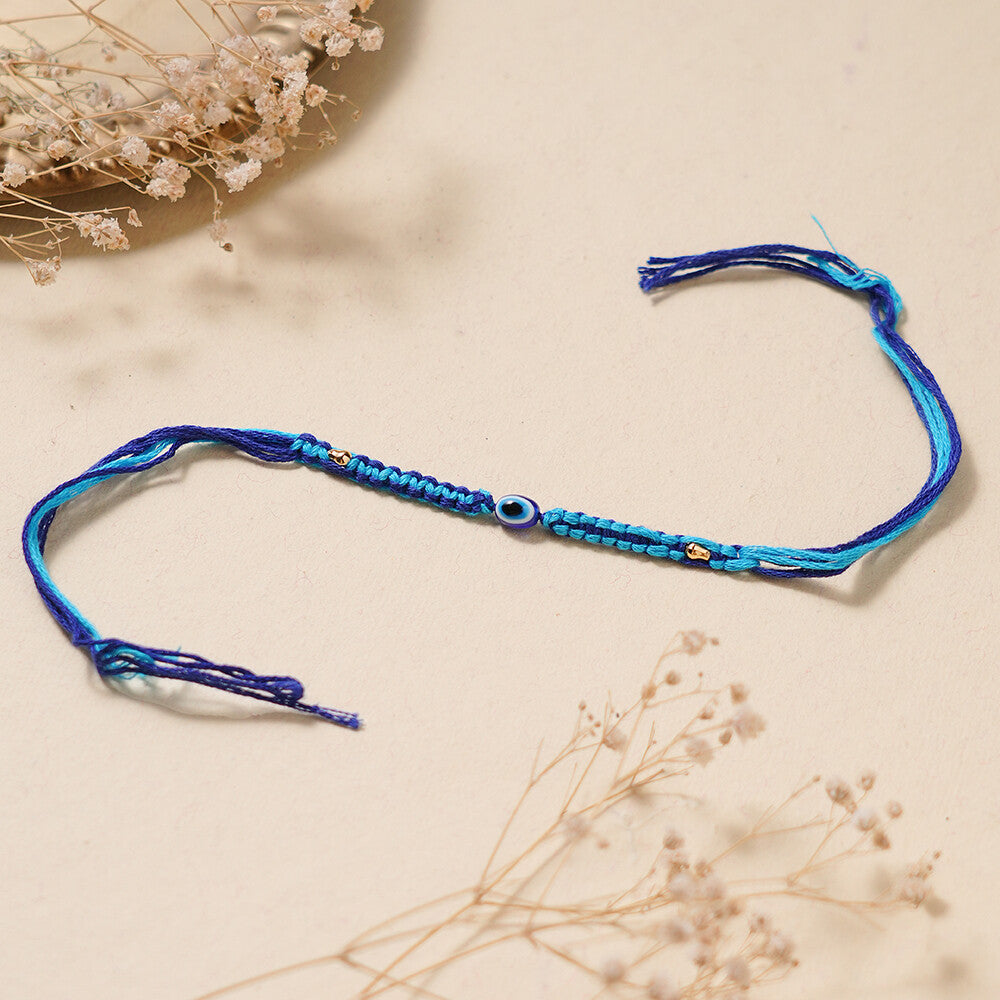Madhoor Evil Eye Rakhi Dark Blue 1 Piece