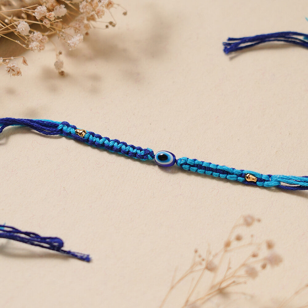 Madhoor Evil Eye Rakhi Dark Blue 1 Piece