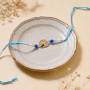 Madhoor Peacock Design Rakhi Blue 1 Piece