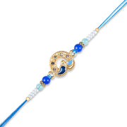 Madhoor Peacock Design Rakhi Blue 1 Piece