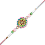 Madhoor Mandala Rakhi Teal Green 1 Piece
