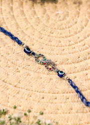 Madhoor Evil Eye Rakhi Blue 1 Piece