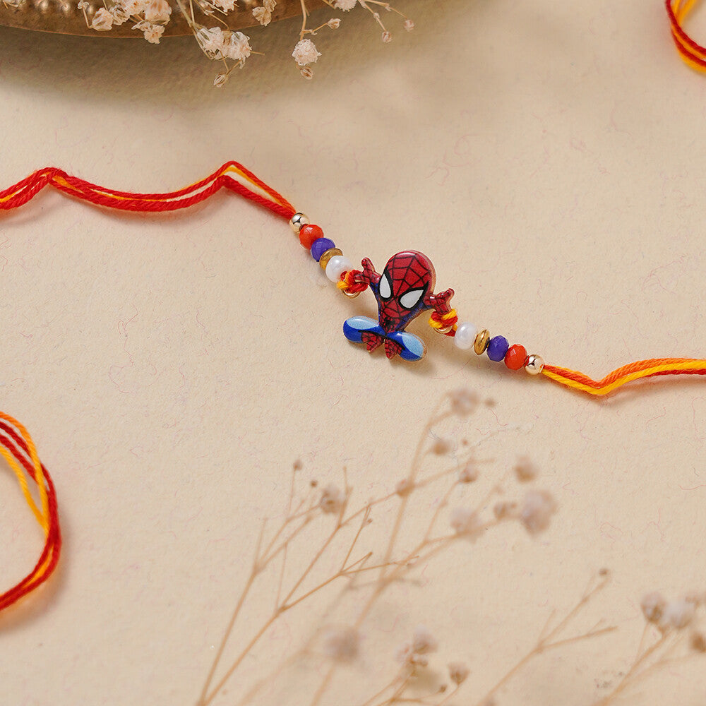 Madhoor Spider-Man Kids Rakhi Red 1 Piece