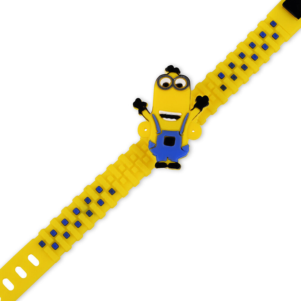 Madhoor Minion Zipper Kids Rakhi Yellow 1 Piece
