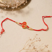 Madhoor Spider-Man Kids Rakhi Gold-Tone Red 1 Piece