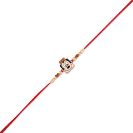 Madhoor Mickey Mouse Kids Rakhi Red 1 Piece
