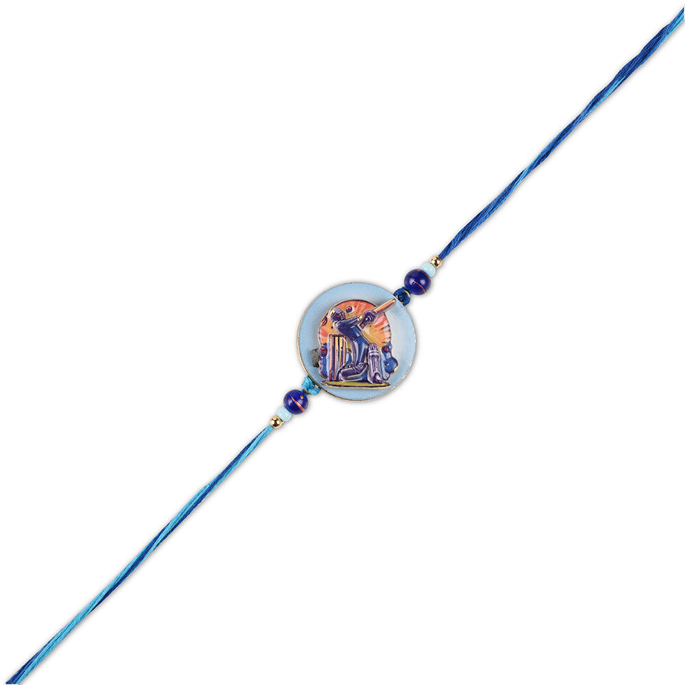 Madhoor Cricket Kids Rakhi Blue 1 Piece