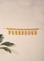 Madhoor Lotus Toran Yellow 1 Piece
