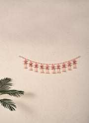 Madhoor Pearl Jhumka Toran Pink 1 Piece