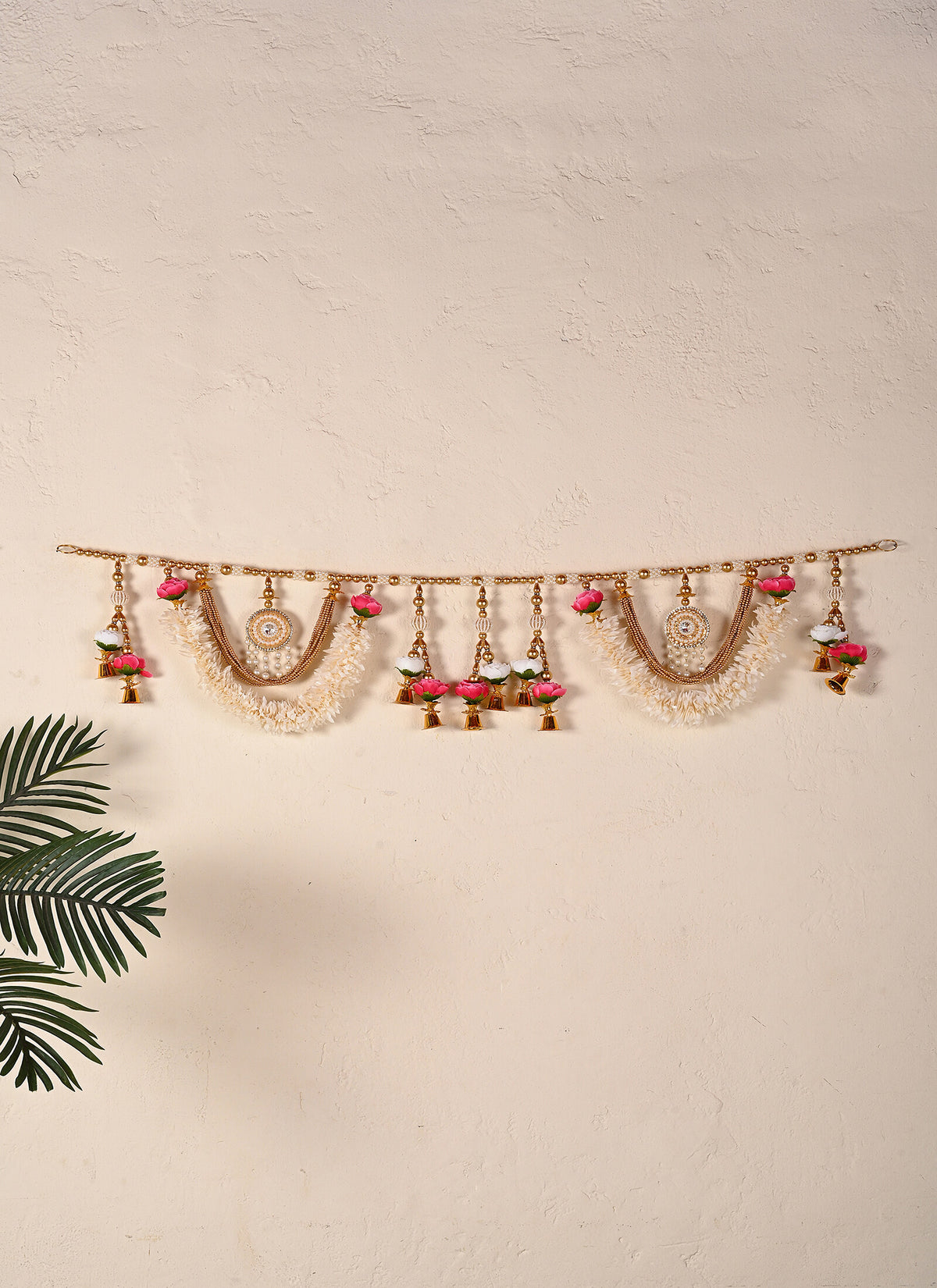 Madhoor Jhumka Toran Pink Ivory 1 Piece