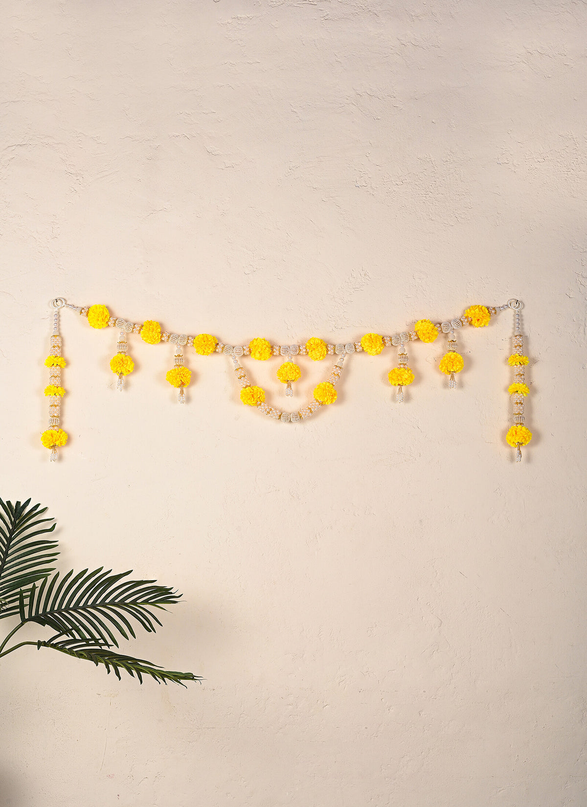 Madhoor Marigold Toran Yellow 3 Feet 1 Piece