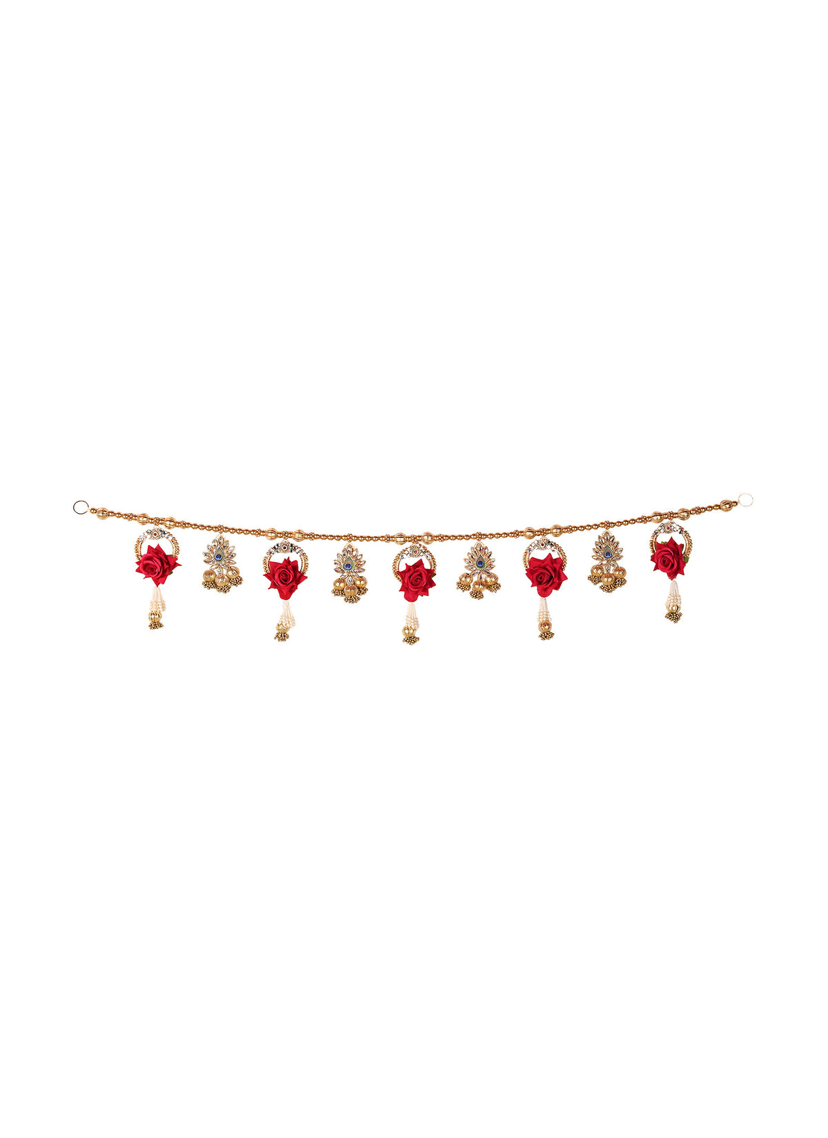 Madhoor Crystal Toran Rose Rani Pink 1 Piece