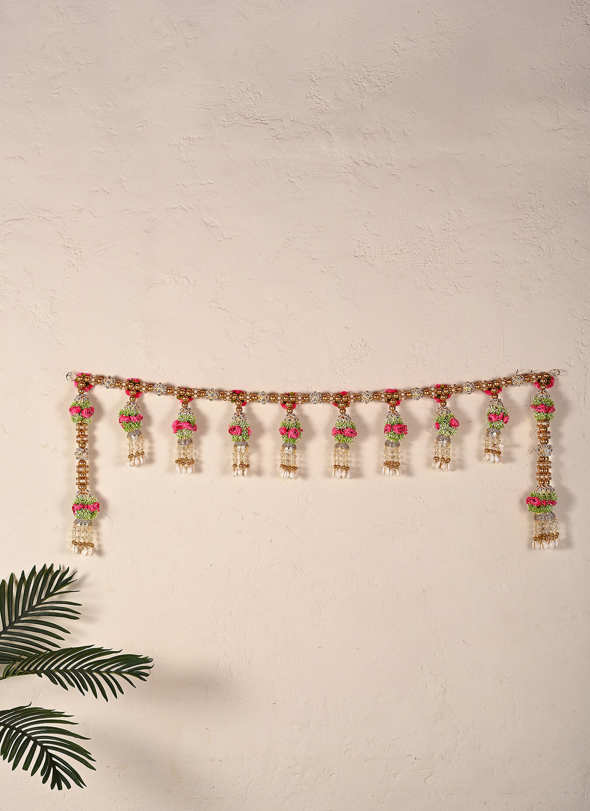 Madhoor Pearl Toran Rose Pink 1 Piece