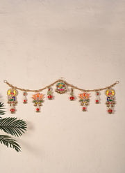 Madhoor Shubh Labh Lotus Toran Multicolour 1 Piece