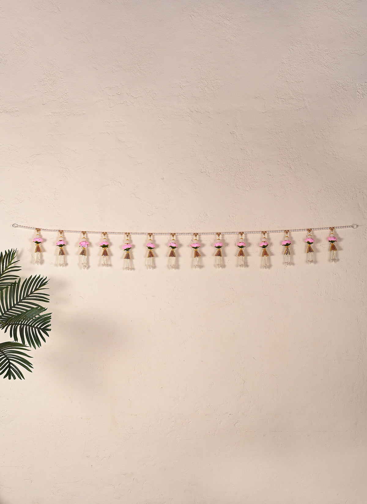 Madhoor Bead Toran Rose Pink 5 Feet 1 Piece
