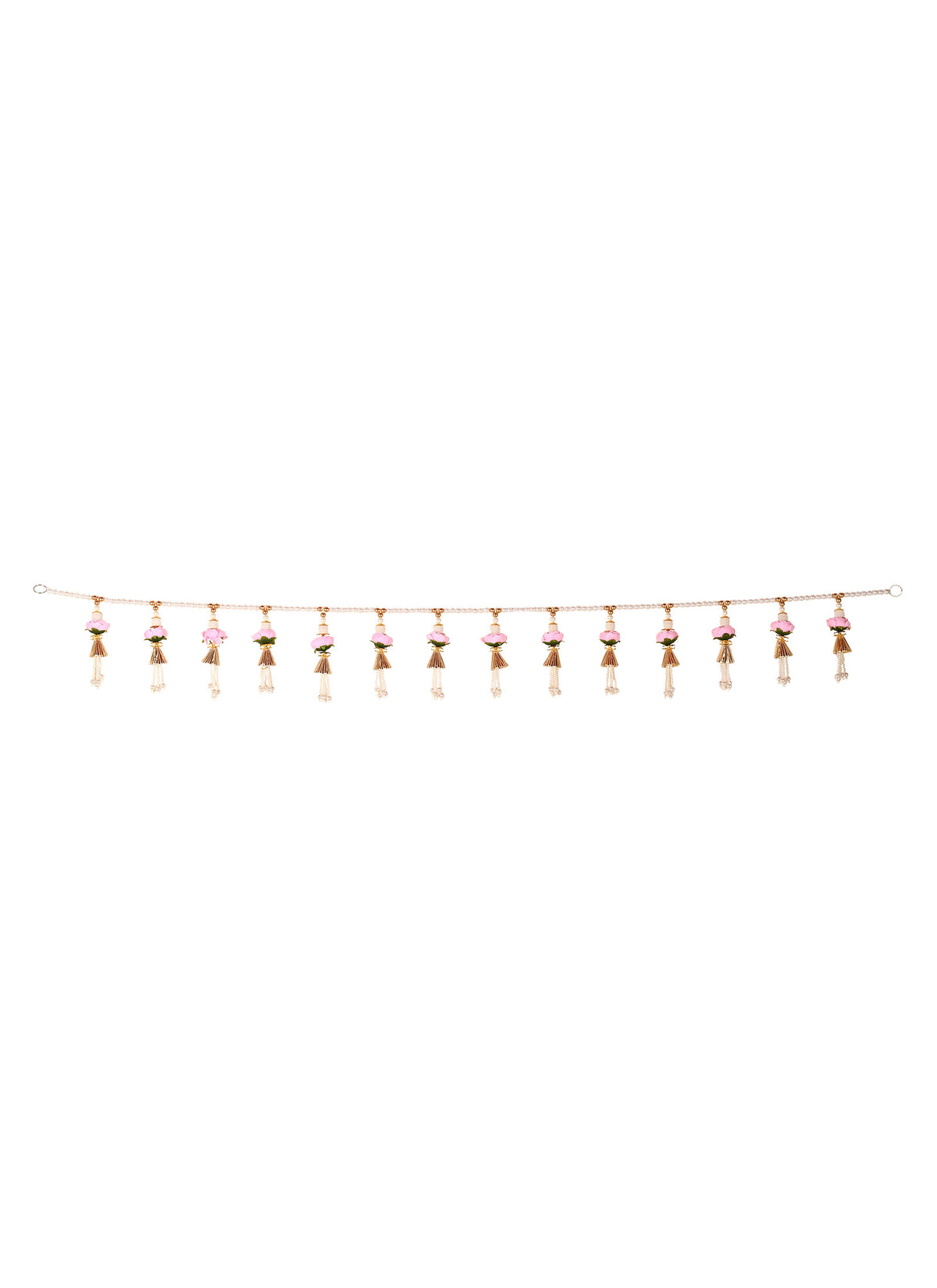 Madhoor Bead Toran Rose Pink 5 Feet 1 Piece