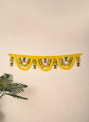 Madhoor Marigold Kalash Toran Yellow 42 Inches 1 Piece