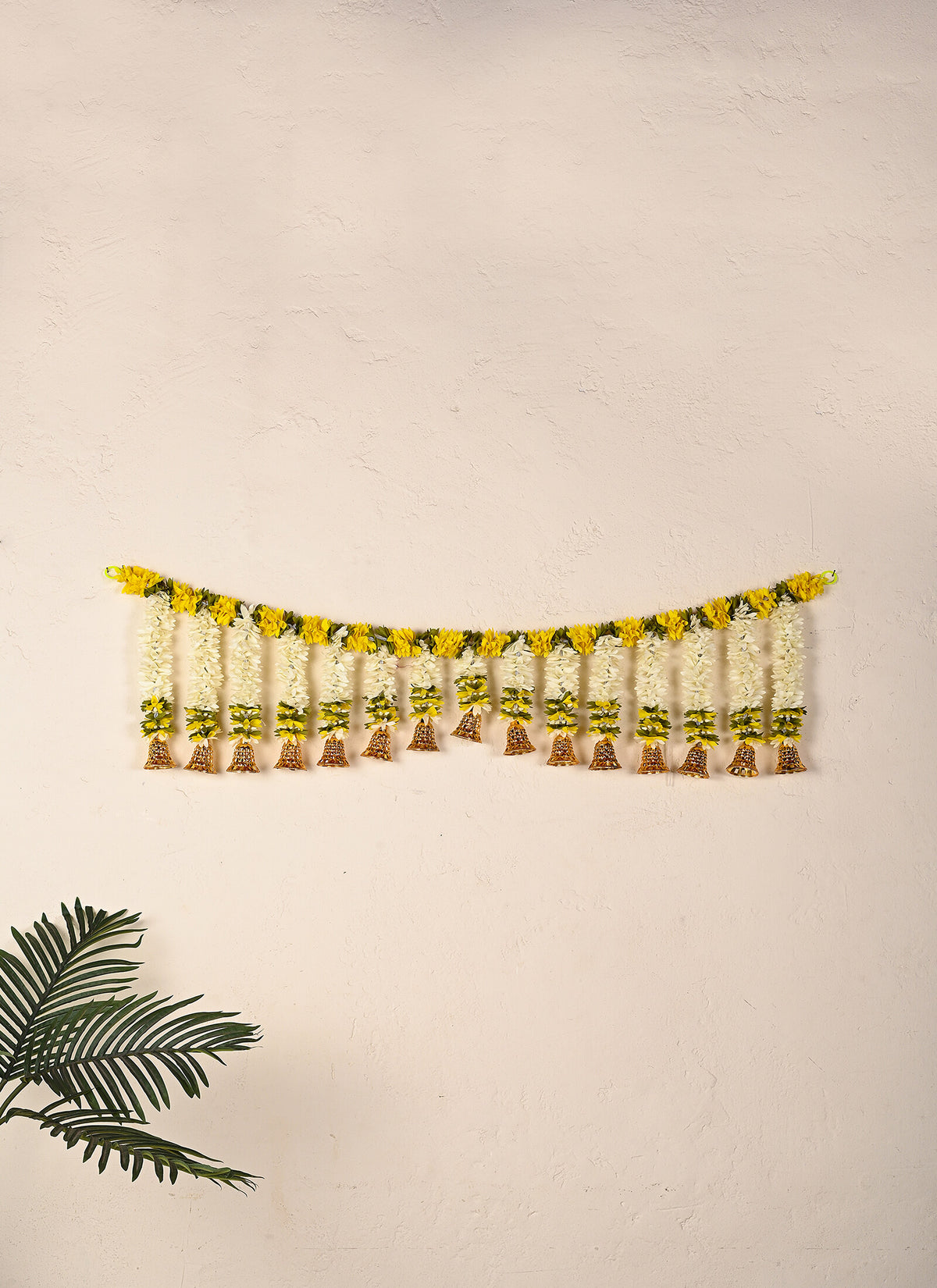 Madhoor Marigold Layered Toran Yellow 3 Feet 1 Piece