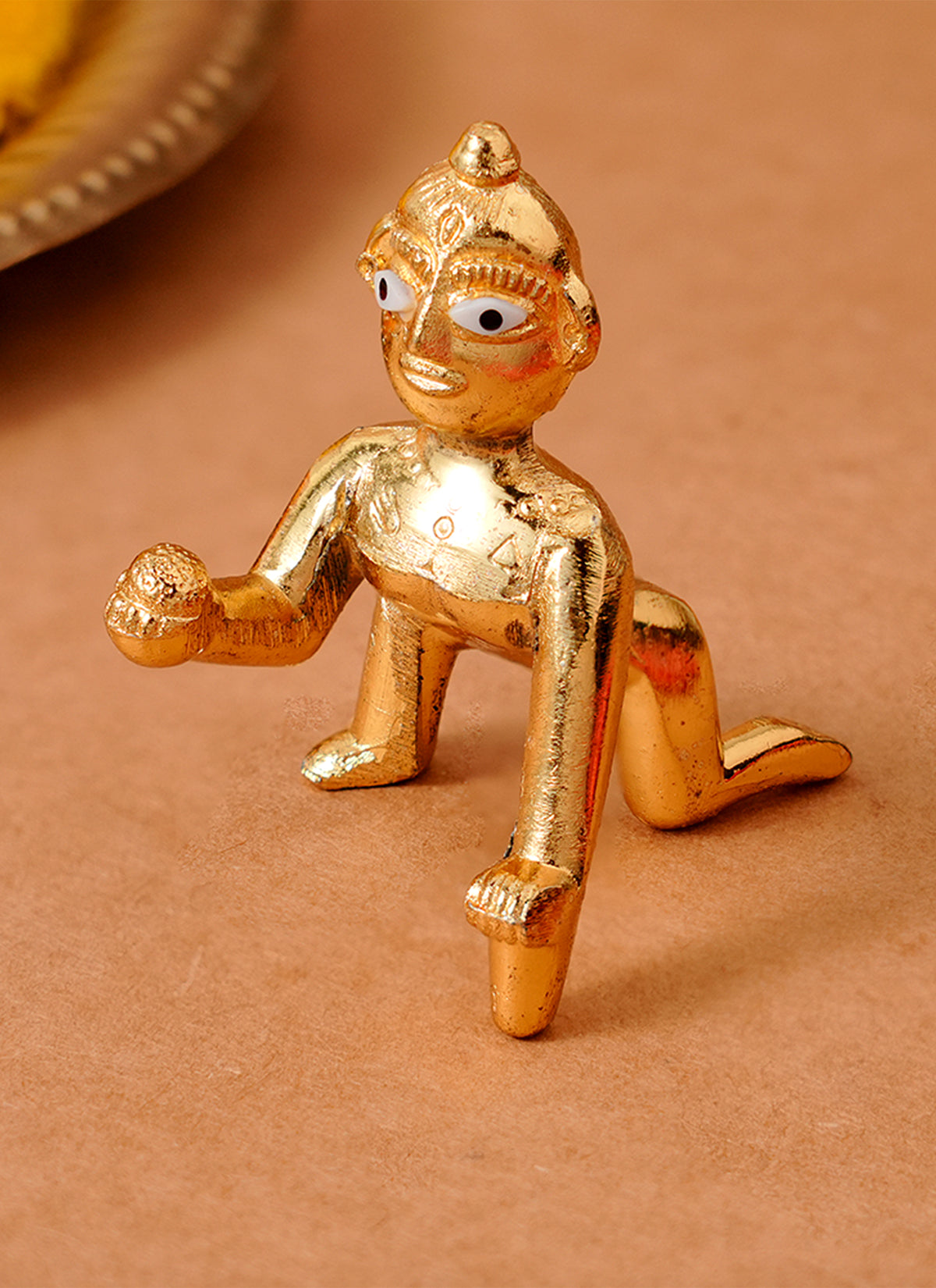 Madhoor Laddu Gopal Brass Deity Idol 1 Piece