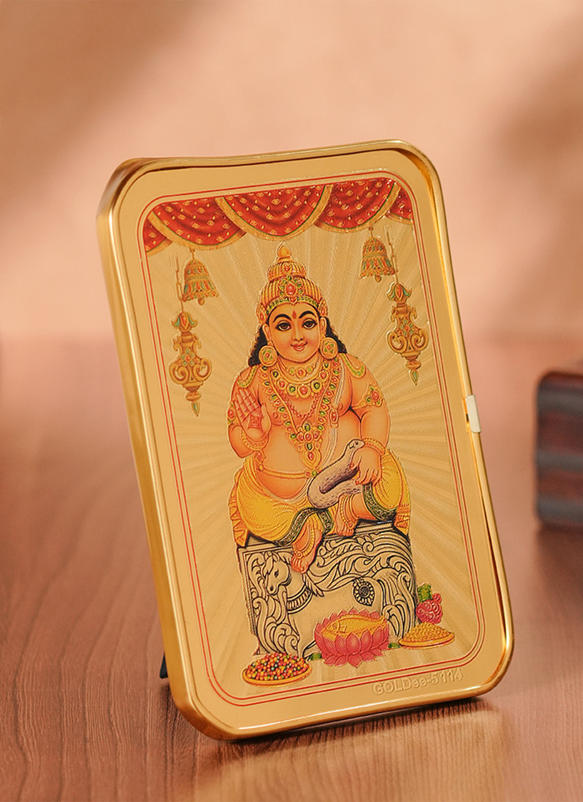 Madhoor Kuber Photo Frame Gold-Tone 5 x 7 Inches