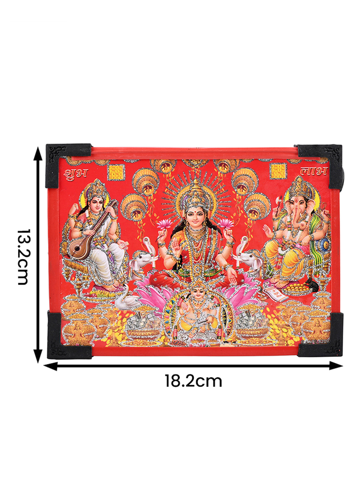 Madhoor Lakshmi Ganesha Saraswati Frame 6 x 8 Inches