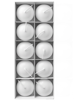 Dana White Floating Candles 10 Pieces