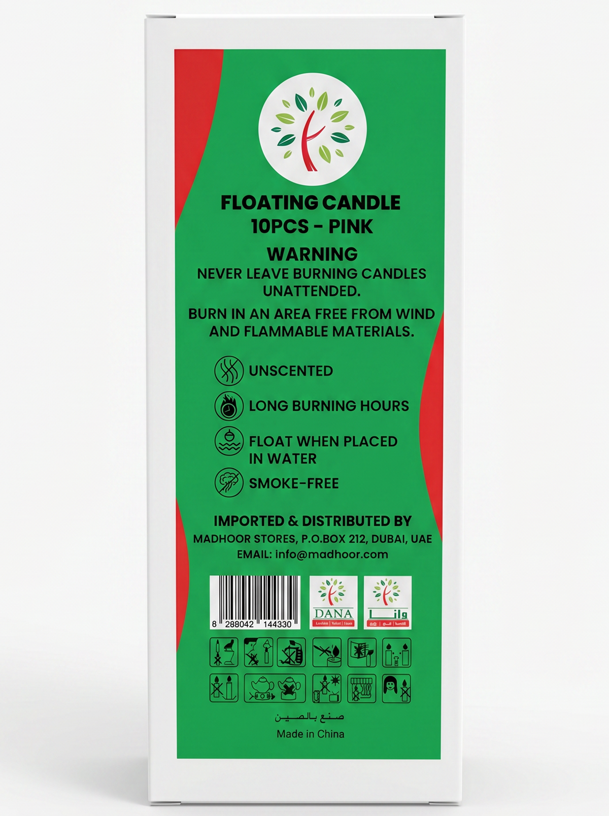 Dana White Floating Candles 10 Pieces