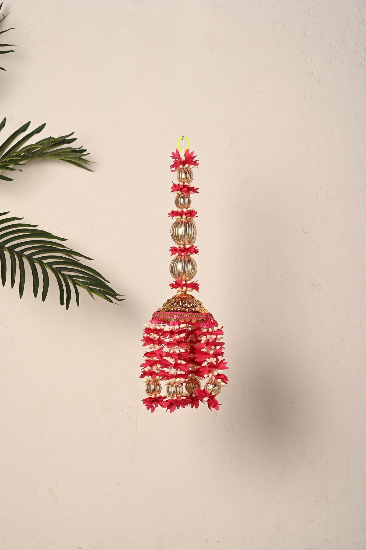 Madhoor Floral Hanging Rani Pink 1 Piece