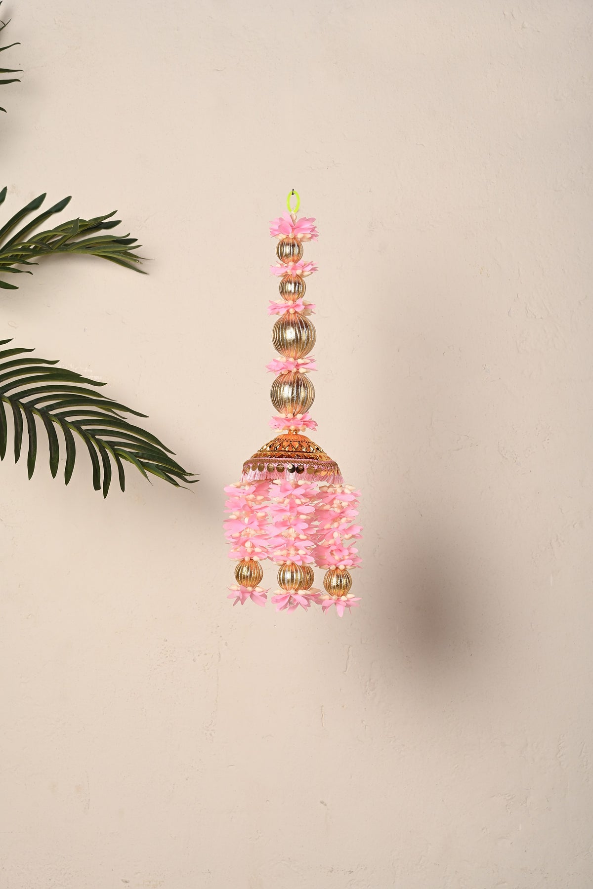 Madhoor Floral Hanging White Pink 1 Piece