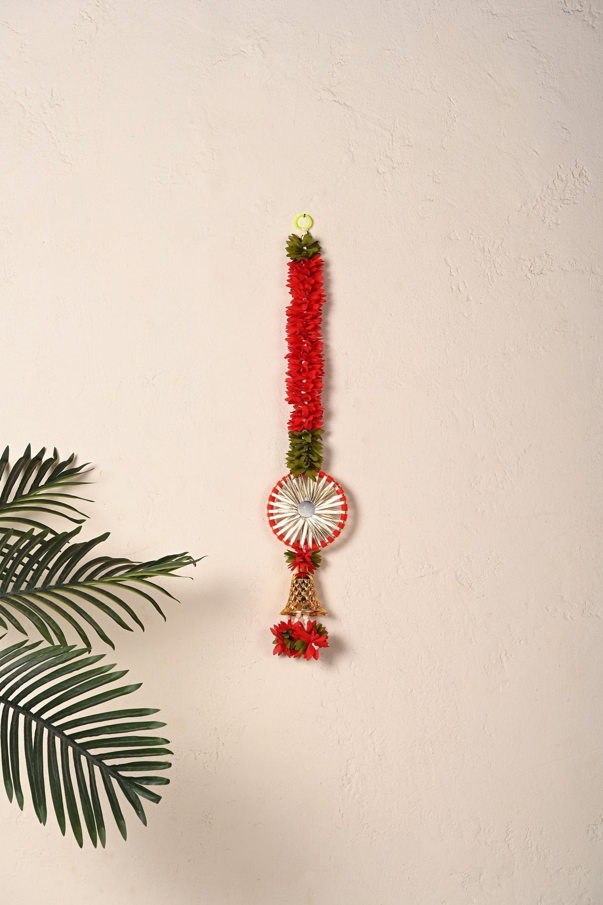 Madhoor Mirror Bells Latkan Red 1.5 Feet Set of 2