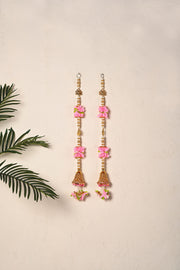 Madhoor Lotus Bell Latkan Pink 2 Feet 1 Pair