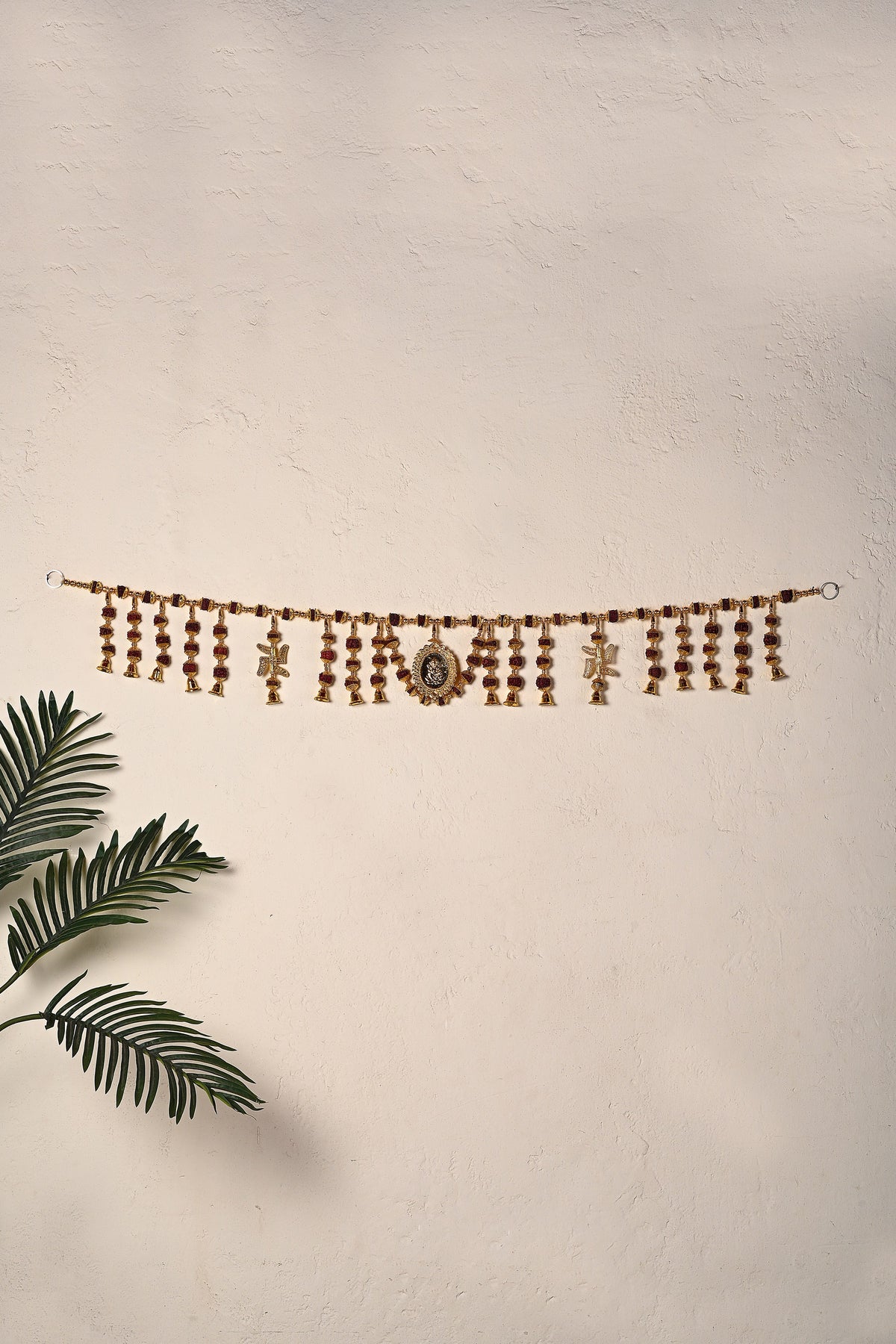 Madhoor Swastik Bell Toran Gold-Tone 1 Piece