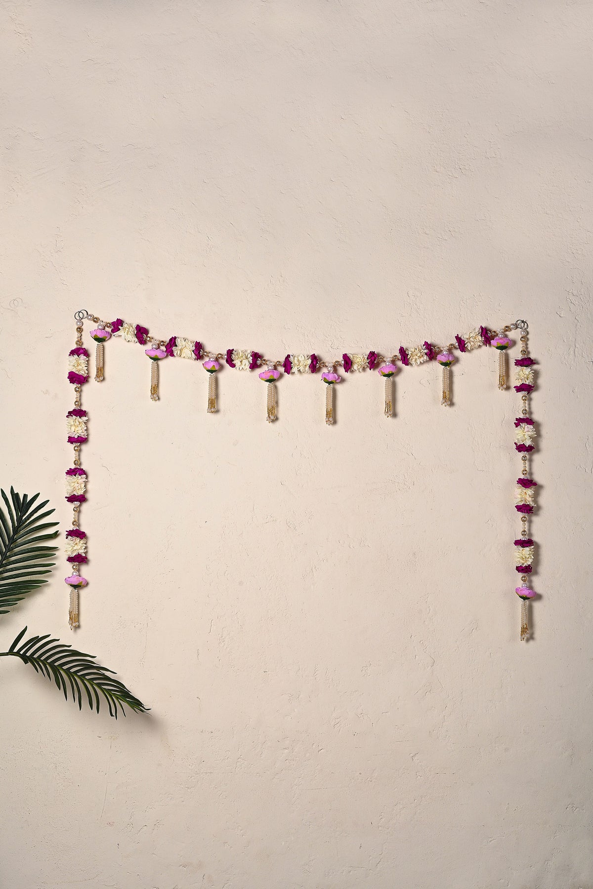 Madhoor Lotus Bud Toran Purple 3 Feet